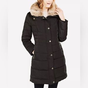 MICHAEL MICHAEL KORS
Hooded Down Puffer Coat With Faux-Fur Trim